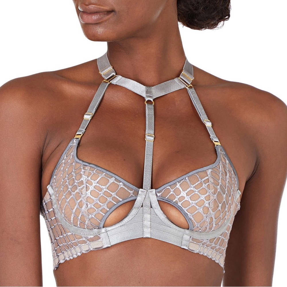 ISO Bordelle Sisi Balconette Bra in Platinum, Small or Medium